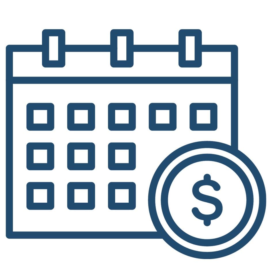 Set monthly and daily goals to meet overhead requirements MGE